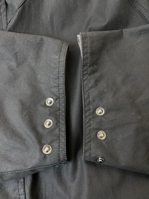 【中古品】【メンズ】 Barbour バーブァー ×URBAN RESEARCH アーバンリサーチ DOORS 2002094 OVERSIZE HOODED BEDALE オーバーサイズ フーデッド ビデイル 144-260125-zi-07-min サイズ：36 カラー：ブラック 万代Net店