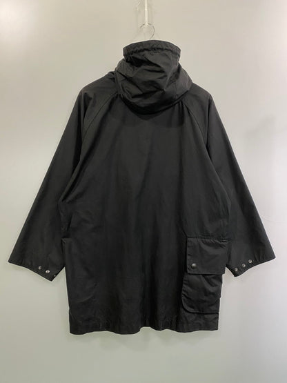 【中古品】【メンズ】 Barbour バーブァー ×URBAN RESEARCH アーバンリサーチ DOORS 2002094 OVERSIZE HOODED BEDALE オーバーサイズ フーデッド ビデイル 144-260125-zi-07-min サイズ：36 カラー：ブラック 万代Net店