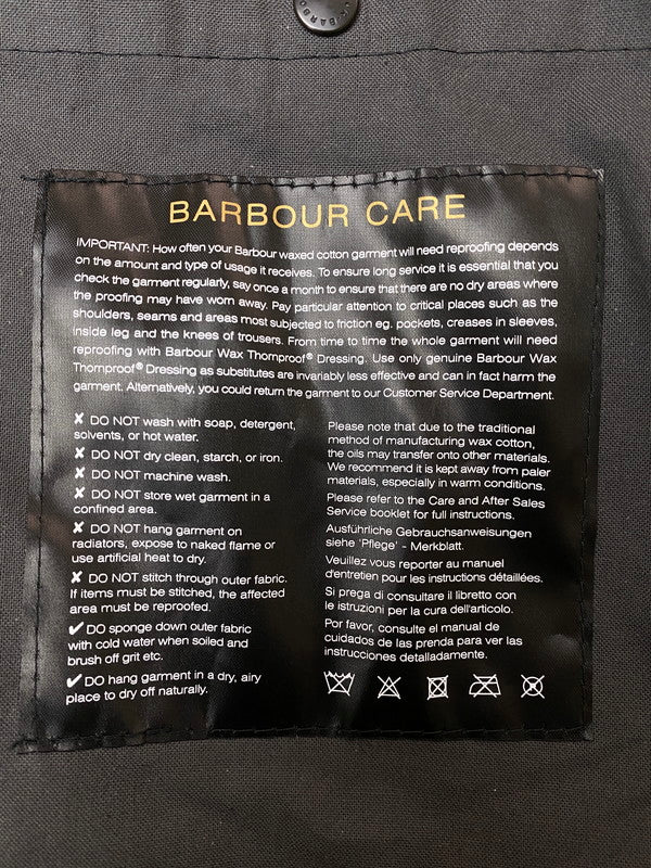 【中古品】【メンズ】 Barbour バーブァー ×URBAN RESEARCH アーバンリサーチ DOORS 2002094 OVERSIZE HOODED BEDALE オーバーサイズ フーデッド ビデイル 144-260125-zi-07-min サイズ：36 カラー：ブラック 万代Net店