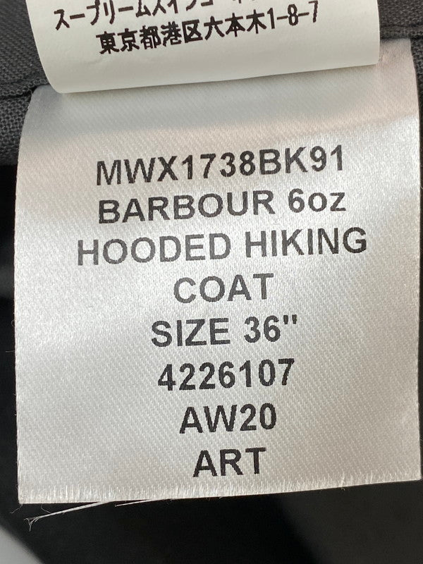 【中古品】【メンズ】 Barbour バーブァー ×URBAN RESEARCH アーバンリサーチ DOORS 2002094 OVERSIZE HOODED BEDALE オーバーサイズ フーデッド ビデイル 144-260125-zi-07-min サイズ：36 カラー：ブラック 万代Net店