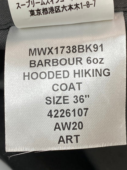 【中古品】【メンズ】 Barbour バーブァー ×URBAN RESEARCH アーバンリサーチ DOORS 2002094 OVERSIZE HOODED BEDALE オーバーサイズ フーデッド ビデイル 144-260125-zi-07-min サイズ：36 カラー：ブラック 万代Net店