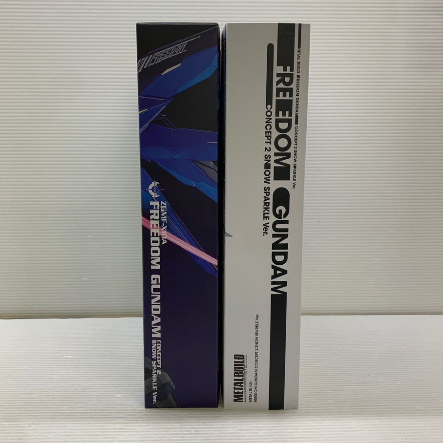 【中古品】 METAL BUILD フリーダムガンダム CONCEPT2 SNOW SPARKLE Ver. フィギュア バンダイ 056-260529-em-10-min 万代Net店