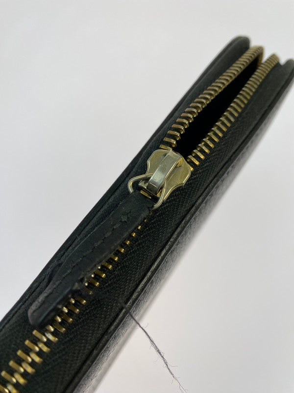 【中古品】【メンズ/レディース】 GUCCI グッチ 509644 インターロッキングG ロングウォレット 長財布 181-260207-zi-26-min カラー：ブラック 万代Net店