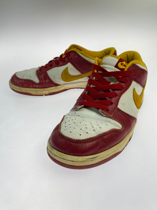 【現状渡し品】【メンズ】 NIKE ナイキ DUNK LOW 304714-171 ダンク ロー スニーカー 靴 2003年製 160-260121-kk-09-min カラー：WHITE/GOLD LEAF-DEEP RED 万代Net店