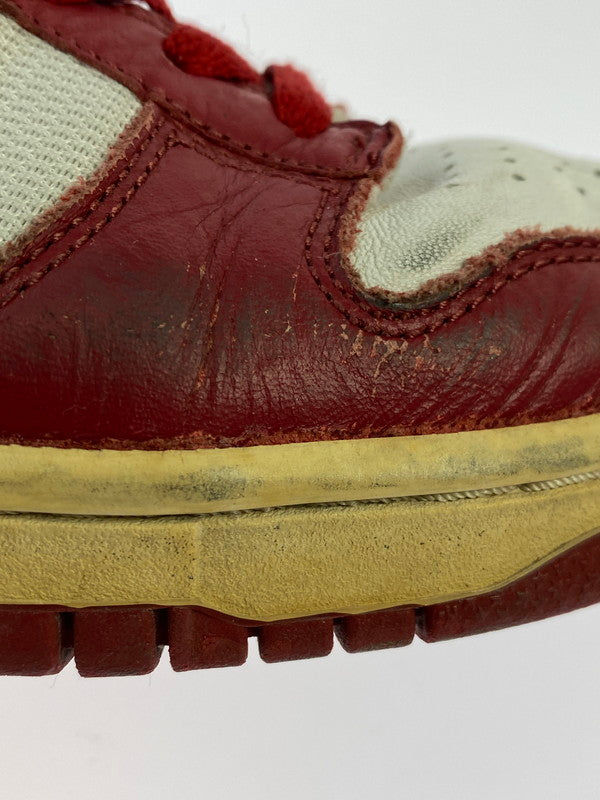 【現状渡し品】【メンズ】 NIKE ナイキ DUNK LOW 304714-171 ダンク ロー スニーカー 靴 2003年製 160-260121-kk-09-min カラー：WHITE/GOLD LEAF-DEEP RED 万代Net店