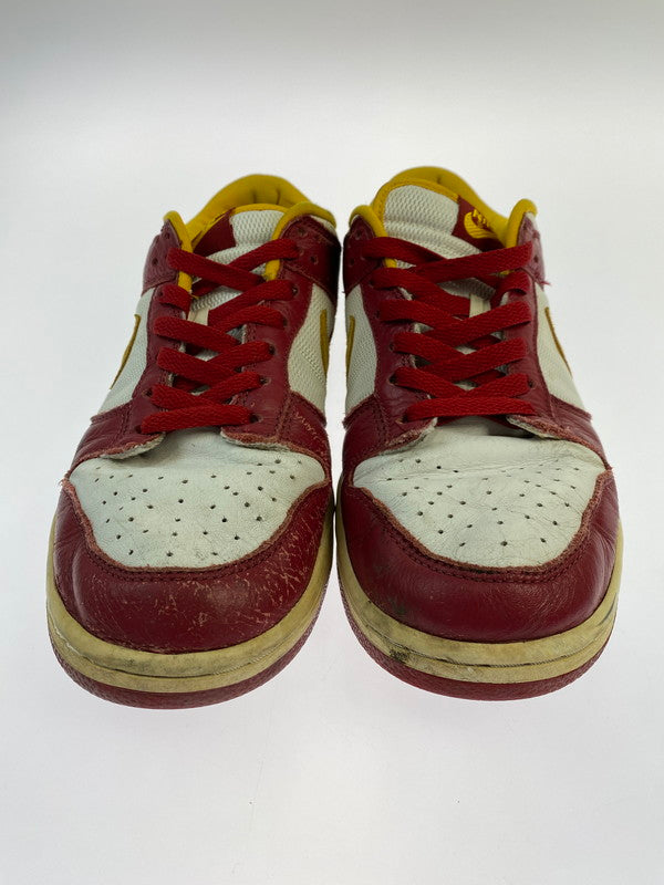 【現状渡し品】【メンズ】 NIKE ナイキ DUNK LOW 304714-171 ダンク ロー スニーカー 靴 2003年製 160-260121-kk-09-min カラー：WHITE/GOLD LEAF-DEEP RED 万代Net店