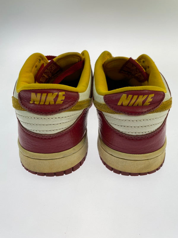 【現状渡し品】【メンズ】 NIKE ナイキ DUNK LOW 304714-171 ダンク ロー スニーカー 靴 2003年製 160-260121-kk-09-min カラー：WHITE/GOLD LEAF-DEEP RED 万代Net店