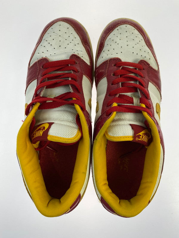 【現状渡し品】【メンズ】 NIKE ナイキ DUNK LOW 304714-171 ダンク ロー スニーカー 靴 2003年製 160-260121-kk-09-min カラー：WHITE/GOLD LEAF-DEEP RED 万代Net店