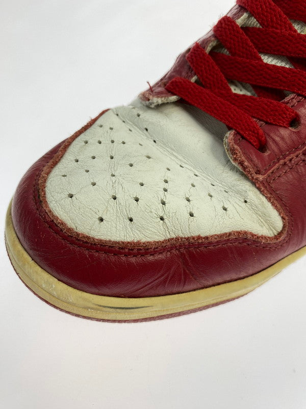 【現状渡し品】【メンズ】 NIKE ナイキ DUNK LOW 304714-171 ダンク ロー スニーカー 靴 2003年製 160-260121-kk-09-min カラー：WHITE/GOLD LEAF-DEEP RED 万代Net店