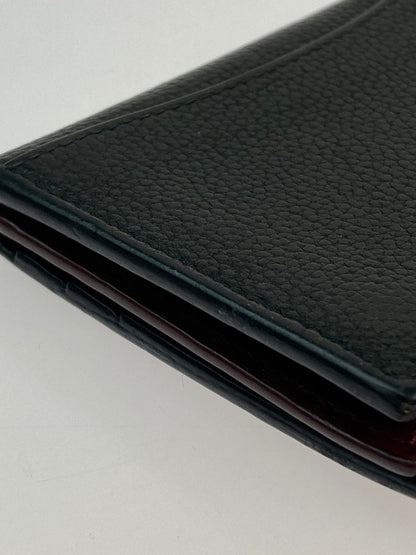 【中古品】【メンズ】 BVLGARI ブルガリ カードケース 284218 パスケース 名刺入れ ロゴプレート レザー 181-260125-em-04-min カラー：ブラック 万代Net店
