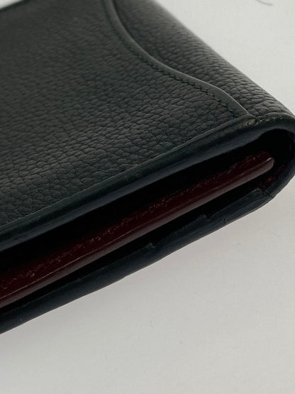 【中古品】【メンズ】 BVLGARI ブルガリ カードケース 284218 パスケース 名刺入れ ロゴプレート レザー 181-260125-em-04-min カラー：ブラック 万代Net店