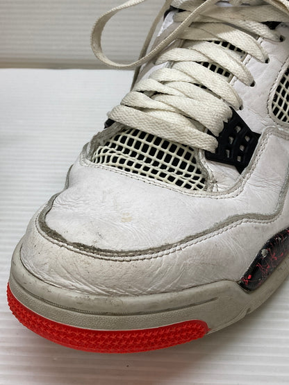 【現状渡し品】【メンズ】 NIKE ナイキ AIR JORDAN 4 RETRO 308497-116 エアジョーダン 4 レトロ スニーカー 靴 160-260127-yn-11-min サイズ：28.5cm US10.5 カラー：WHITE/BLACK-BRIGHT CRIMSON 万代Net店