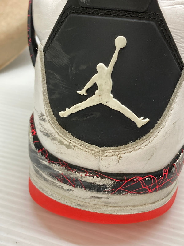 【現状渡し品】【メンズ】 NIKE ナイキ AIR JORDAN 4 RETRO 308497-116 エアジョーダン 4 レトロ スニーカー 靴 160-260127-yn-11-min サイズ：28.5cm US10.5 カラー：WHITE/BLACK-BRIGHT CRIMSON 万代Net店