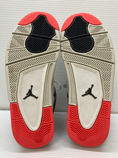 【現状渡し品】【メンズ】 NIKE ナイキ AIR JORDAN 4 RETRO 308497-116 エアジョーダン 4 レトロ スニーカー 靴 160-260127-yn-11-min サイズ：28.5cm US10.5 カラー：WHITE/BLACK-BRIGHT CRIMSON 万代Net店