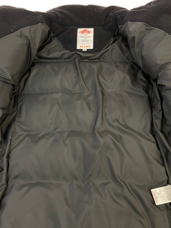 【中古品】【メンズ】 DANTON×BEAMS ダントン ビームス モッサダウンジャケット 15A-FA-001 メンズ アウター 147-260421-KS-08-min サイズ：40 カラー：ブラック 万代Net店