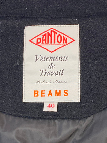 【中古品】【メンズ】 DANTON×BEAMS ダントン ビームス モッサダウンジャケット 15A-FA-001 メンズ アウター 147-260421-KS-08-min サイズ：40 カラー：ブラック 万代Net店