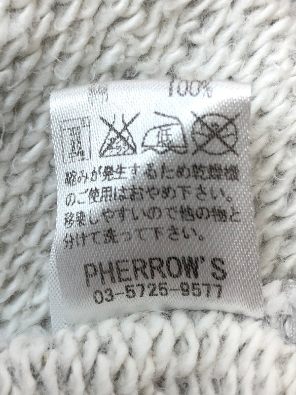 【中古品】【メンズ】 PHERROW'S 鬼裏毛 USAFA ウォームアップジャケット 145-260426-zi-31-min サイズ：40 カラー：グレー 万代Net店