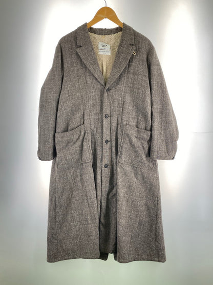 【中古品】【メンズ】 YAECA ヤエカ OVER COAT 99555 オーバーコート メンズ アウター 140-260420-KS-22-min サイズ：M カラー：グレー 万代Net店