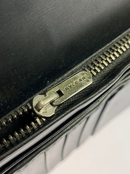 【中古品】【メンズ/レディース】 BVLGARI ブルガリ セルペンティ スカリエ マン 長財布 284731 ロング ウォレット メンズ レディース 181-260403-em-54-min カラー：ブラック 万代Net店