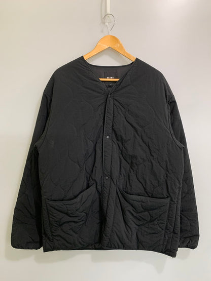【中古品】【メンズ】 BEAMS ビームス 21AW MILITARY LINER DOWN JACKET11-18-5690-120 21F-BM055 ミリタリーライナー ダウンジャケット アウター 147-260404-kk-09-min サイズ：L カラー：ブラック 万代Net店