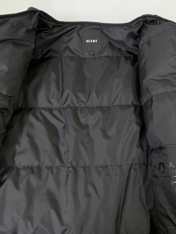 【中古品】【メンズ】 BEAMS ビームス 21AW MILITARY LINER DOWN JACKET11-18-5690-120 21F-BM055 ミリタリーライナー ダウンジャケット アウター 147-260404-kk-09-min サイズ：L カラー：ブラック 万代Net店