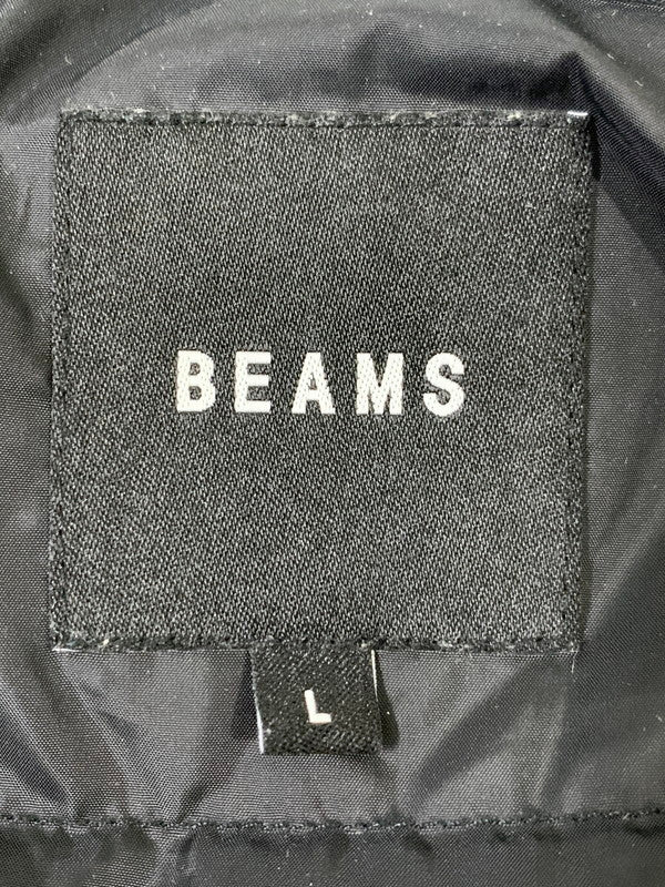 【中古品】【メンズ】 BEAMS ビームス 21AW MILITARY LINER DOWN JACKET11-18-5690-120 21F-BM055 ミリタリーライナー ダウンジャケット アウター 147-260404-kk-09-min サイズ：L カラー：ブラック 万代Net店