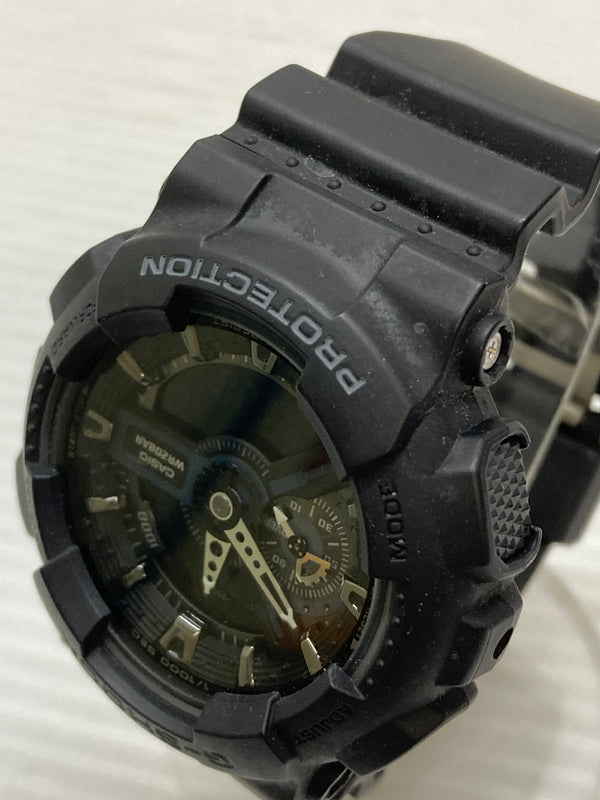 【中古品】【メンズ】 G-SHOCK ジーショック デジアナ クオーツ 腕時計 GA-110-1BJF 時計 196-260127-jt-08-min カラー：ブラック 万代Net店