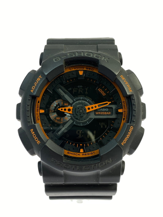 【中古品】【メンズ】 G-SHOCK ジーショック GA-110TS-1A4JF クォーツ 腕時計 時計 196-261021-jt-23-min カラー：ブラック/オレンジ 万代Net店