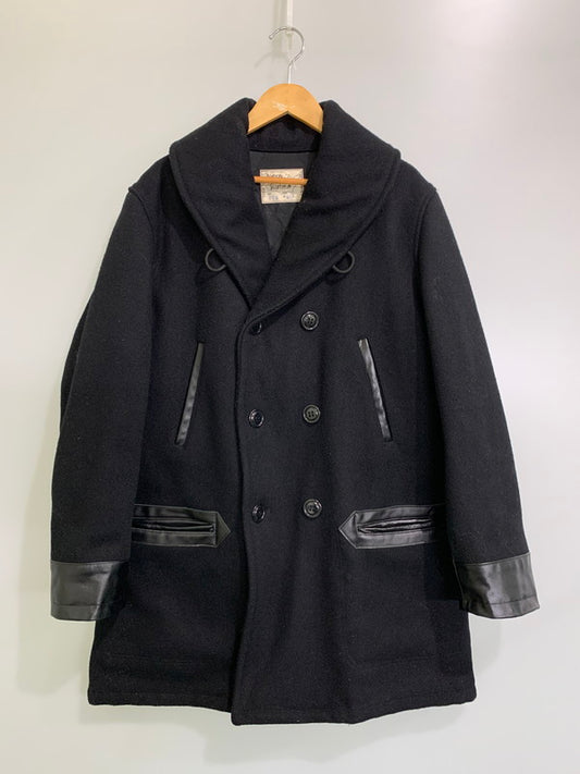 【中古品】【メンズ】 SUGAR CANE シュガーケーン Lot.274 30oz. WOOL MELTON RAILROAD MEN'S COAT SC14274 30オンス ウールメルトン レイルロード メンズコート アウター 145-260126-kk-41-min サイズ：40 カラー：ブラック 万代Net店