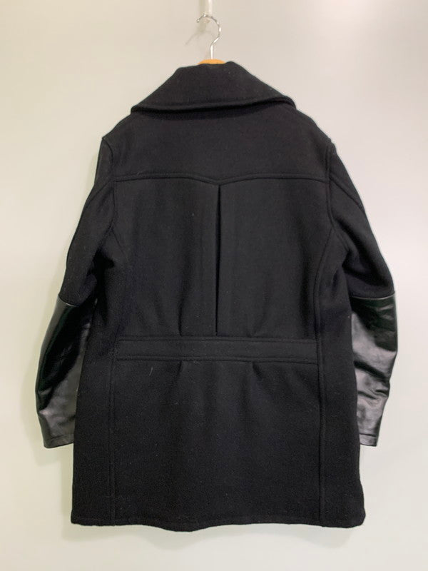 【中古品】【メンズ】 SUGAR CANE シュガーケーン Lot.274 30oz. WOOL MELTON RAILROAD MEN'S COAT SC14274 30オンス ウールメルトン レイルロード メンズコート アウター 145-260126-kk-41-min サイズ：40 カラー：ブラック 万代Net店