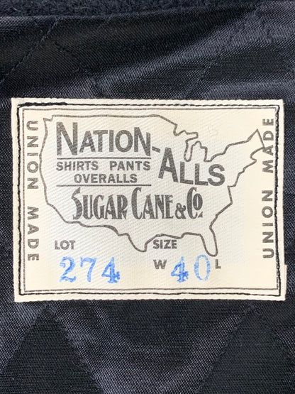 【中古品】【メンズ】 SUGAR CANE シュガーケーン Lot.274 30oz. WOOL MELTON RAILROAD MEN'S COAT SC14274 30オンス ウールメルトン レイルロード メンズコート アウター 145-260126-kk-41-min サイズ：40 カラー：ブラック 万代Net店