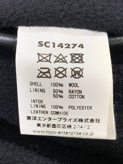 【中古品】【メンズ】 SUGAR CANE シュガーケーン Lot.274 30oz. WOOL MELTON RAILROAD MEN'S COAT SC14274 30オンス ウールメルトン レイルロード メンズコート アウター 145-260126-kk-41-min サイズ：40 カラー：ブラック 万代Net店
