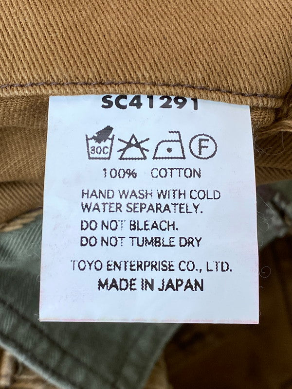 【中古品】【メンズ】 MISTER FREEDOM ミスターフリーダム ×SUGAR CANE シュガーケーン SC41291 BROWN TWILL CREW PANTS ツイル クルー パンツ 156-260125-zi-29-min サイズ：32 カラー：ブラウン系 万代Net店