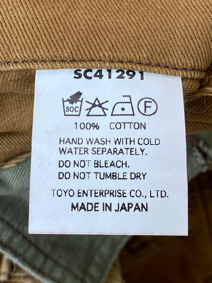 【中古品】【メンズ】 MISTER FREEDOM ミスターフリーダム ×SUGAR CANE シュガーケーン SC41291 BROWN TWILL CREW PANTS ツイル クルー パンツ 156-260125-zi-29-min サイズ：32 カラー：ブラウン系 万代Net店
