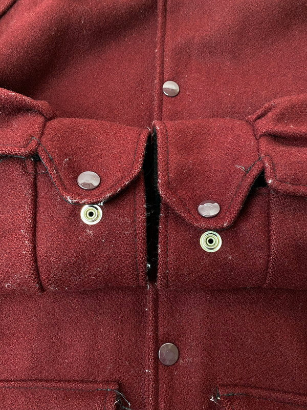 【中古品】【メンズ】 SKOOKUM スクーカム WOOL JACKET ウールジャケット アウター 145-260124-zi-03-min サイズ：36 カラー：レッド系 万代Net店