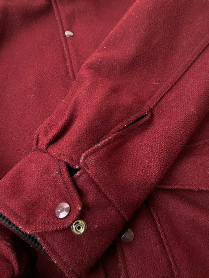 【中古品】【メンズ】 SKOOKUM スクーカム WOOL JACKET ウールジャケット アウター 145-260124-zi-03-min サイズ：36 カラー：レッド系 万代Net店