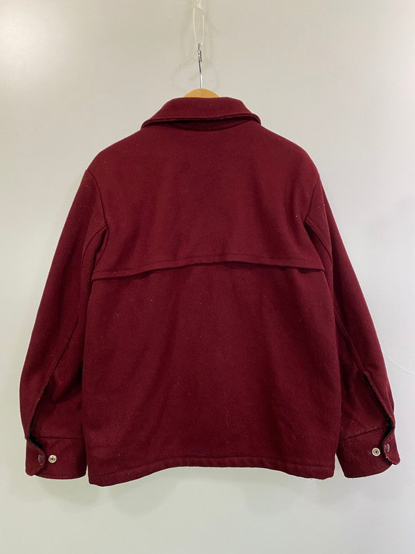 【中古品】【メンズ】 SKOOKUM スクーカム WOOL JACKET ウールジャケット アウター 145-260124-zi-03-min サイズ：36 カラー：レッド系 万代Net店