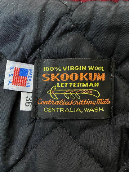 【中古品】【メンズ】 SKOOKUM スクーカム WOOL JACKET ウールジャケット アウター 145-260124-zi-03-min サイズ：36 カラー：レッド系 万代Net店