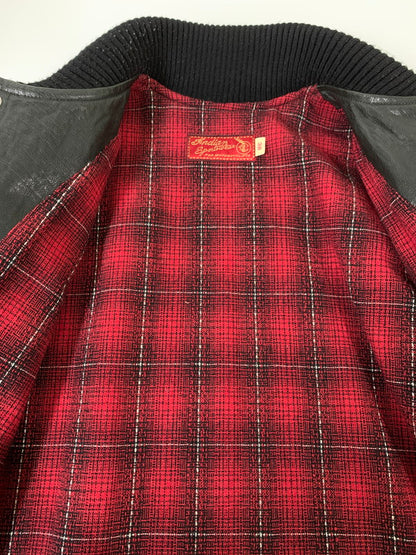 【中古品】【メンズ】 INDIAN MOTORCYCLE インディアンモーターサイクル ALL LEATHER PHRAOHS IM80302 オールレザー ファラオズ アウター レザージャケット ファラオジャケット 145-260121-kk-21-min サイズ：38 カラー：ブラック 万代Net店