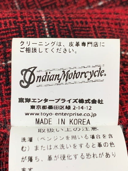 【中古品】【メンズ】 INDIAN MOTORCYCLE インディアンモーターサイクル ALL LEATHER PHRAOHS IM80302 オールレザー ファラオズ アウター レザージャケット ファラオジャケット 145-260121-kk-21-min サイズ：38 カラー：ブラック 万代Net店