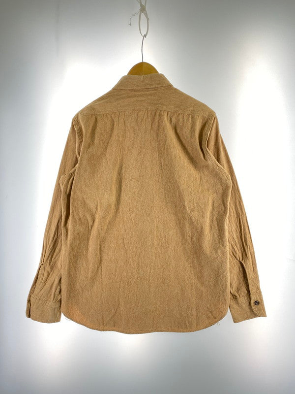 【中古品】【メンズ】 HEADLIGHT ヘッドライト COVERT CHAMBRAY SHIRT HD26036 コバート シャンブレーシャツ 長袖 トップス 145-260126-kk-25-min サイズ：16.5 カラー：ブラウン 万代Net店