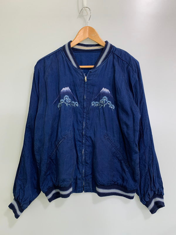 【中古品】【メンズ】 TAILOR TOYO テーラー東洋 港商 SPECIAL EDITION INDIGO TIGER SOUVENIR JACKET TT13834 スペシャルエディション スーベニアジャケット アウター スカジャン 145-260126-kk-40-min サイズ：大 カラー：ブルー 万代Net店