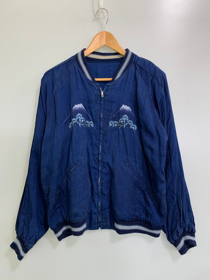 【中古品】【メンズ】 TAILOR TOYO テーラー東洋 港商 SPECIAL EDITION INDIGO TIGER SOUVENIR JACKET TT13834 スペシャルエディション スーベニアジャケット アウター スカジャン 145-260126-kk-40-min サイズ：大 カラー：ブルー 万代Net店