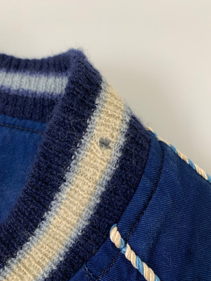 【中古品】【メンズ】 TAILOR TOYO テーラー東洋 港商 SPECIAL EDITION INDIGO TIGER SOUVENIR JACKET TT13834 スペシャルエディション スーベニアジャケット アウター スカジャン 145-260126-kk-40-min サイズ：大 カラー：ブルー 万代Net店