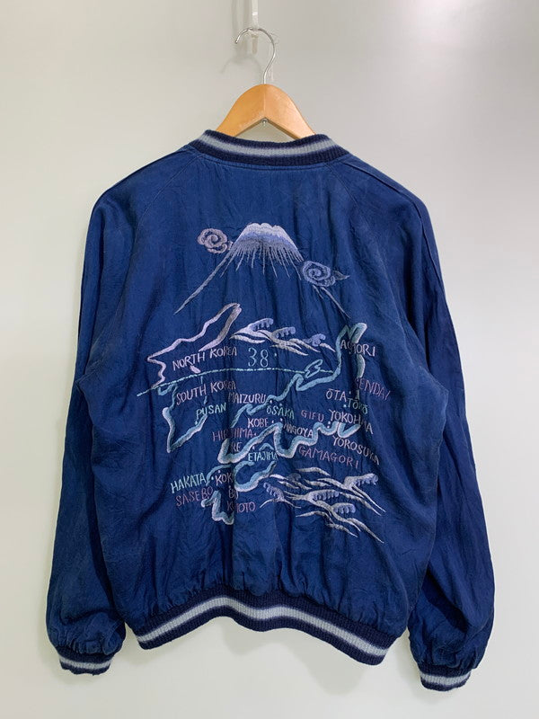 【中古品】【メンズ】 TAILOR TOYO テーラー東洋 港商 SPECIAL EDITION INDIGO TIGER SOUVENIR JACKET TT13834 スペシャルエディション スーベニアジャケット アウター スカジャン 145-260126-kk-40-min サイズ：大 カラー：ブルー 万代Net店