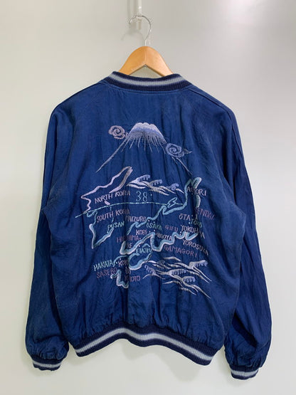 【中古品】【メンズ】 TAILOR TOYO テーラー東洋 港商 SPECIAL EDITION INDIGO TIGER SOUVENIR JACKET TT13834 スペシャルエディション スーベニアジャケット アウター スカジャン 145-260126-kk-40-min サイズ：大 カラー：ブルー 万代Net店