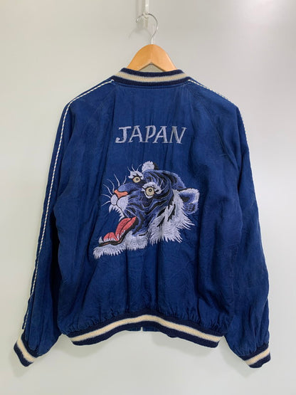 【中古品】【メンズ】 TAILOR TOYO テーラー東洋 港商 SPECIAL EDITION INDIGO TIGER SOUVENIR JACKET TT13834 スペシャルエディション スーベニアジャケット アウター スカジャン 145-260126-kk-40-min サイズ：大 カラー：ブルー 万代Net店