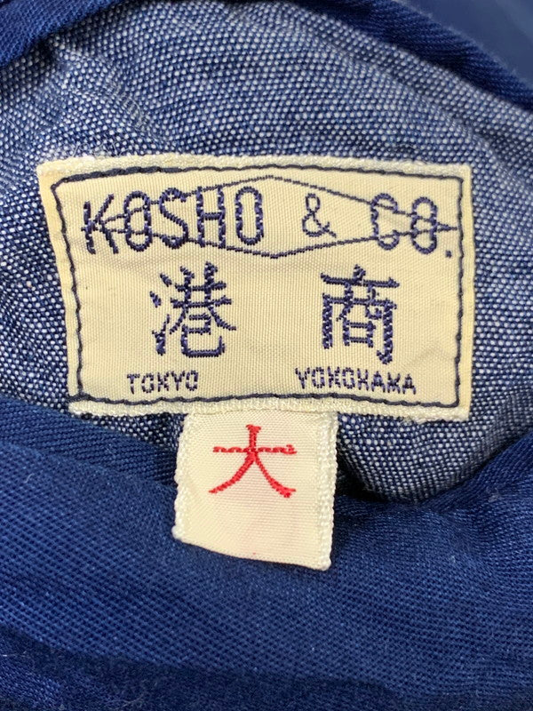 【中古品】【メンズ】 TAILOR TOYO テーラー東洋 港商 SPECIAL EDITION INDIGO TIGER SOUVENIR JACKET TT13834 スペシャルエディション スーベニアジャケット アウター スカジャン 145-260126-kk-40-min サイズ：大 カラー：ブルー 万代Net店