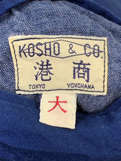 【中古品】【メンズ】 TAILOR TOYO テーラー東洋 港商 SPECIAL EDITION INDIGO TIGER SOUVENIR JACKET TT13834 スペシャルエディション スーベニアジャケット アウター スカジャン 145-260126-kk-40-min サイズ：大 カラー：ブルー 万代Net店
