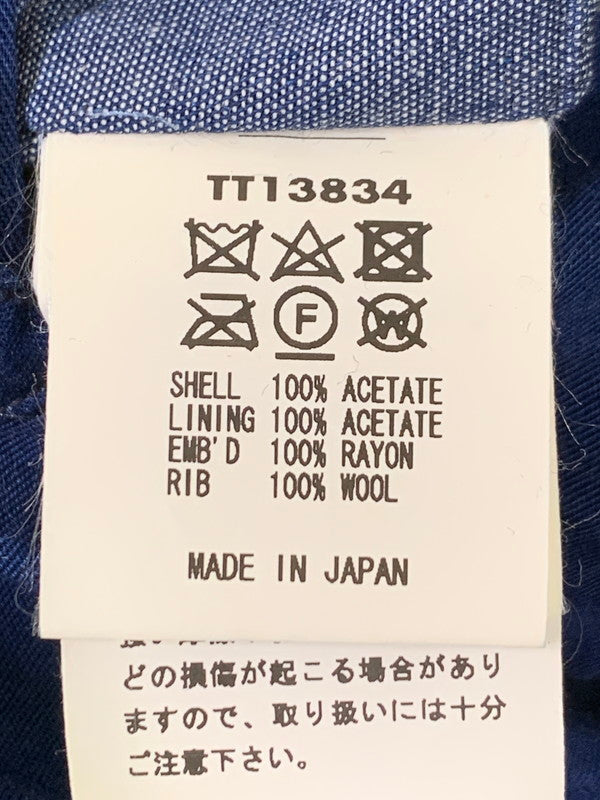 【中古品】【メンズ】 TAILOR TOYO テーラー東洋 港商 SPECIAL EDITION INDIGO TIGER SOUVENIR JACKET TT13834 スペシャルエディション スーベニアジャケット アウター スカジャン 145-260126-kk-40-min サイズ：大 カラー：ブルー 万代Net店